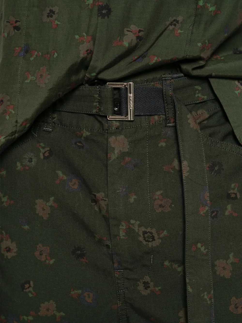 sacai Cargo shorts Groen