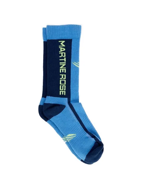 Martine Rose logo-lettering socks