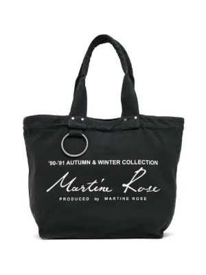 Martine Rose ロゴ トートバッグ | グリーン | FARFETCH JP