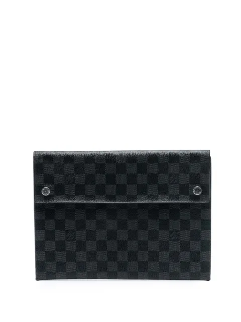 Louis Vuitton Pre-Owned 2019 Damier Graphite Alpha Pochette GM clutch bag