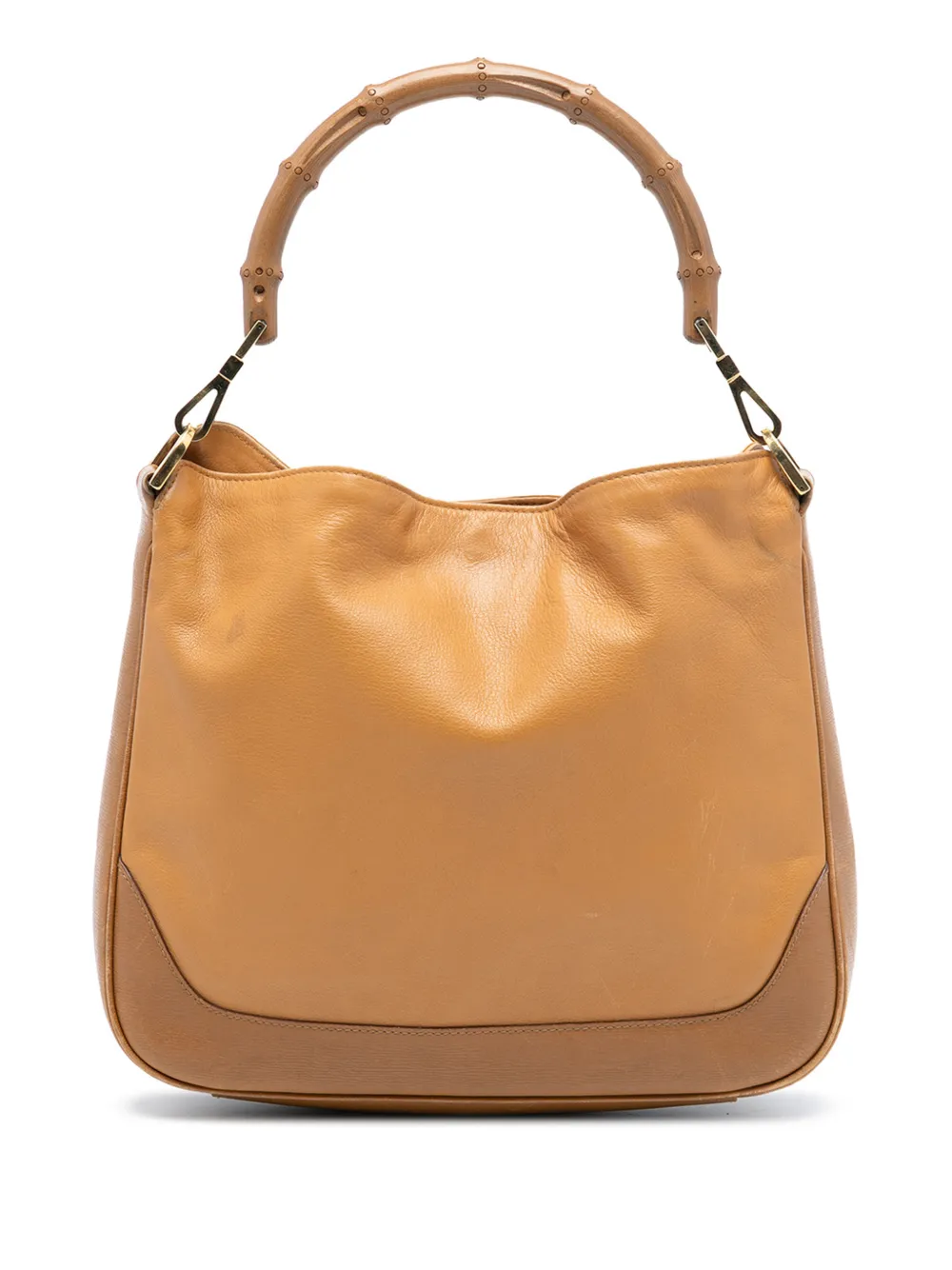 Gucci Pre-Owned 2000-2015 Calfskin Bamboo satchel - Marrone