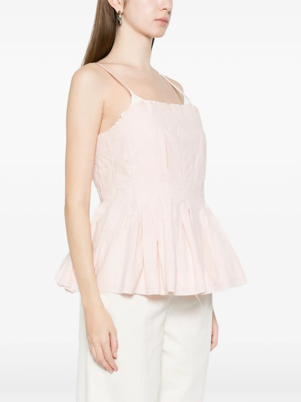  Phisique Du Role Pleated Blouse - Pink 