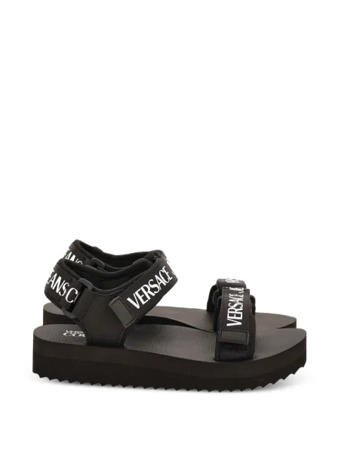 Versace Jeans Couture logo strap sandals