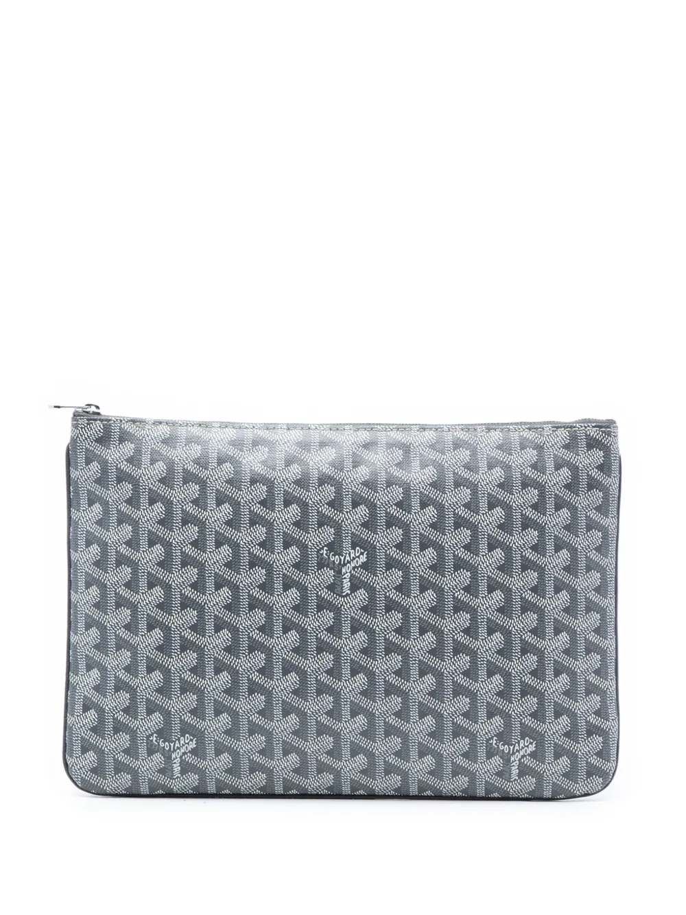 Goyard Pre-Owned 2015 Goyardine Senat MM clutch bag - Grigio