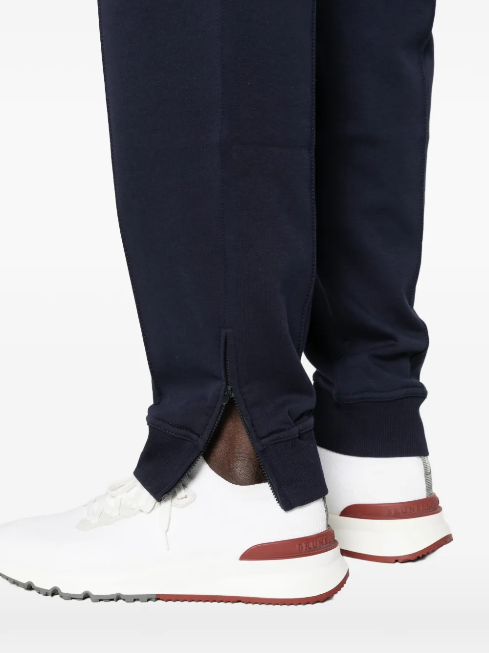 Brunello Cucinelli Trainingsbroek met zak Blauw