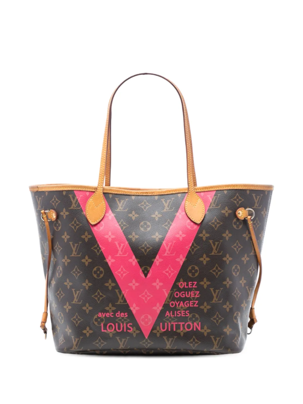 Louis Vuitton Pre-Owned 2015 Monogram V Neverfull MM tote bag - Braun