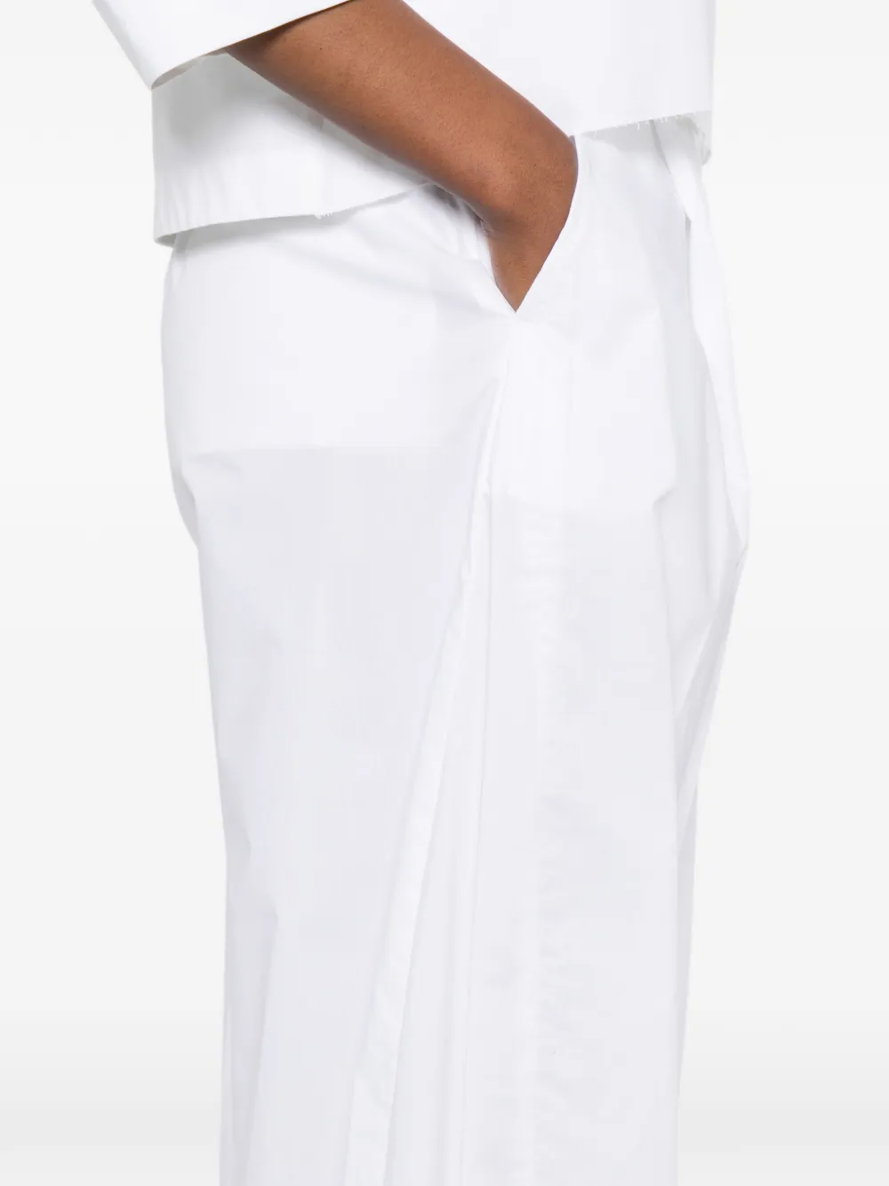 THELATEST Billie geplooide broek Wit