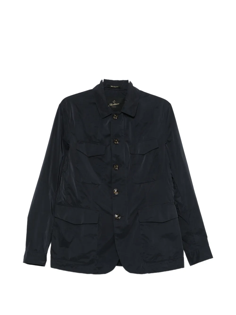 Montecore flap-pocket shirtjacket - Blu