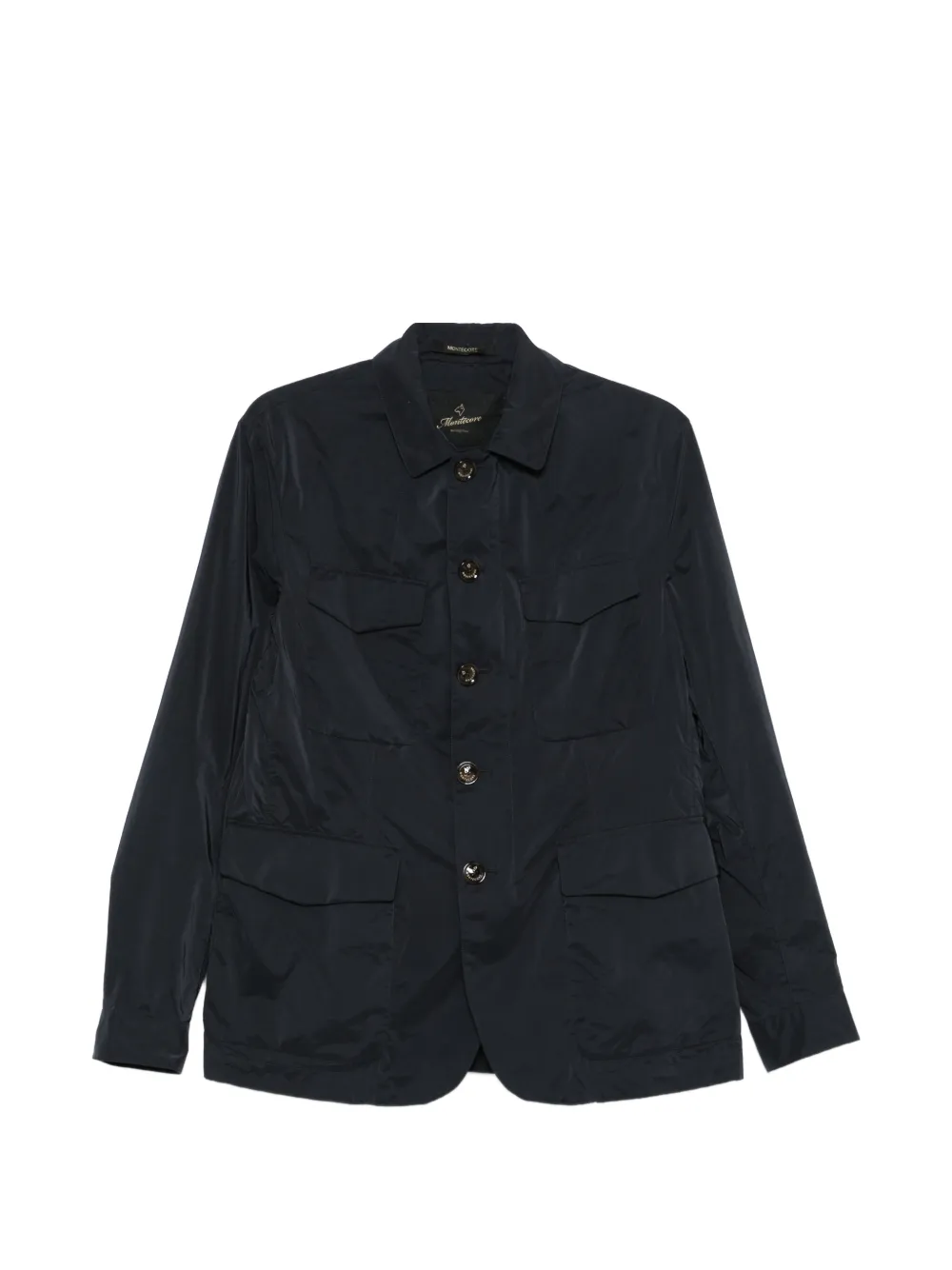 Montecore flap-pocket shirtjacket - Blu