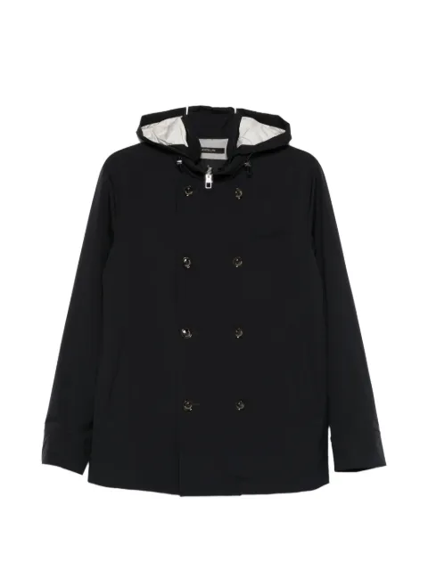 Montecore double-breasted hooded jacket