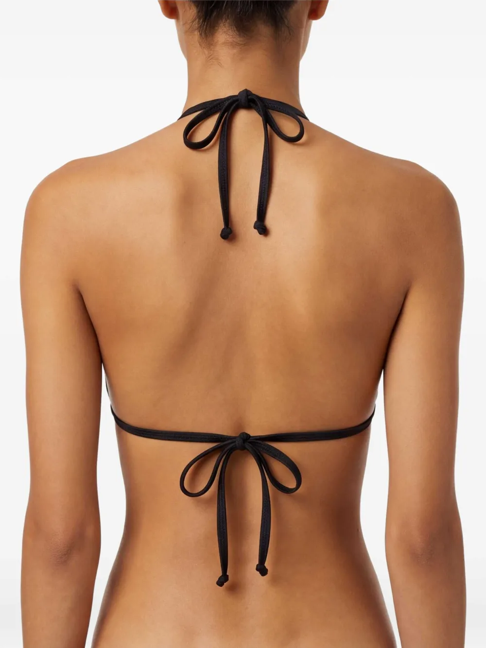 Diesel Bikini met metalen logo Zwart