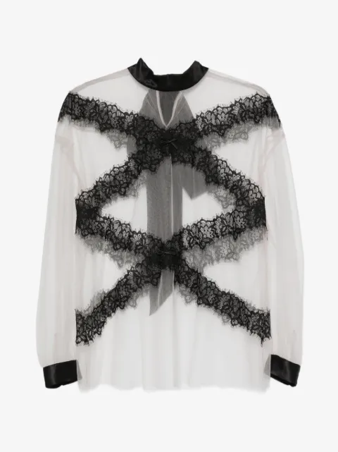 Viktor & Rolf lace-trim blouse