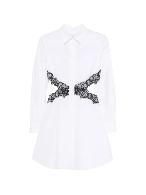 Viktor & Rolf lace-trim cut-out mini dress