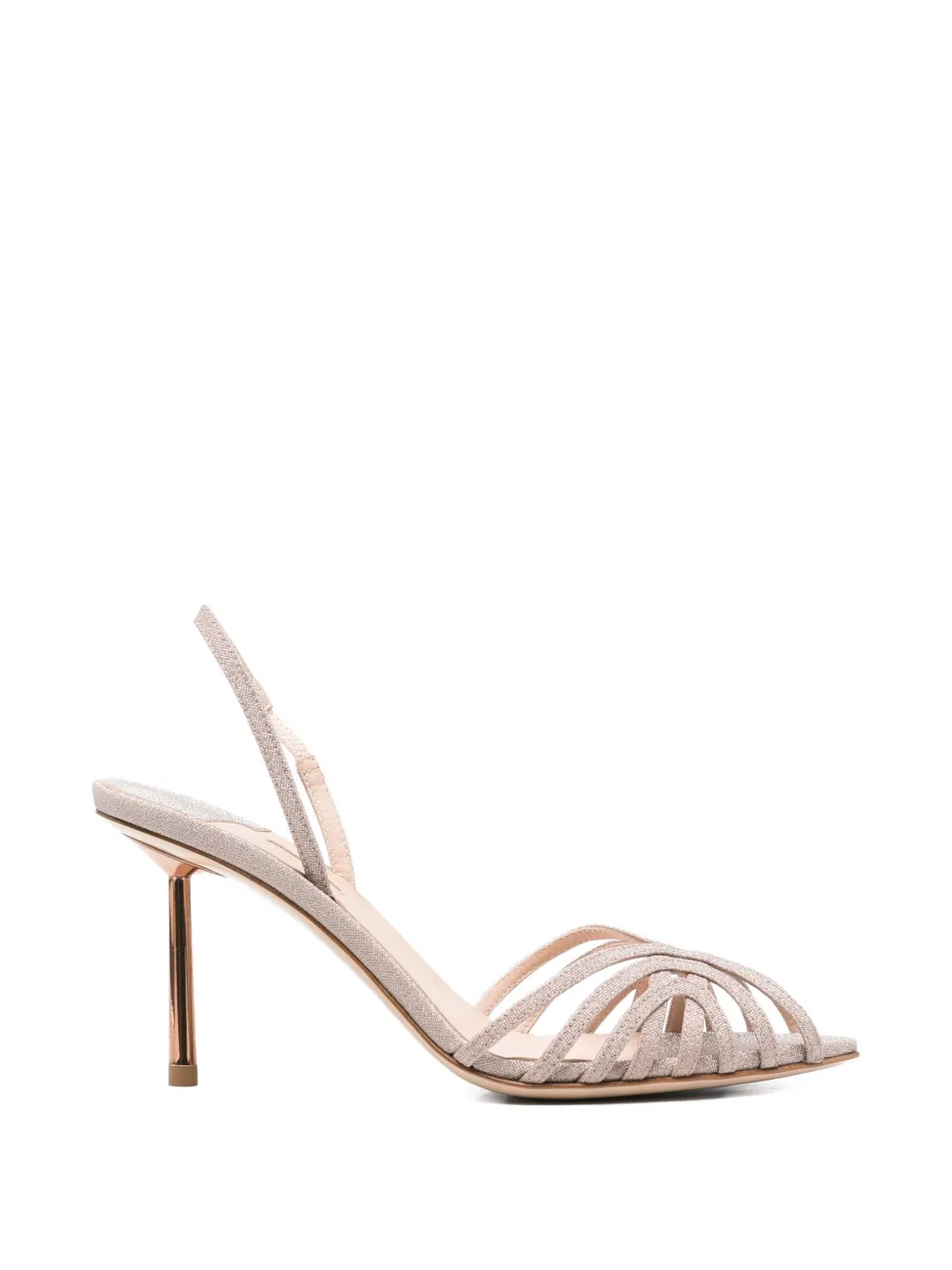 Le Silla glitter strappy sandals - Toni neutri