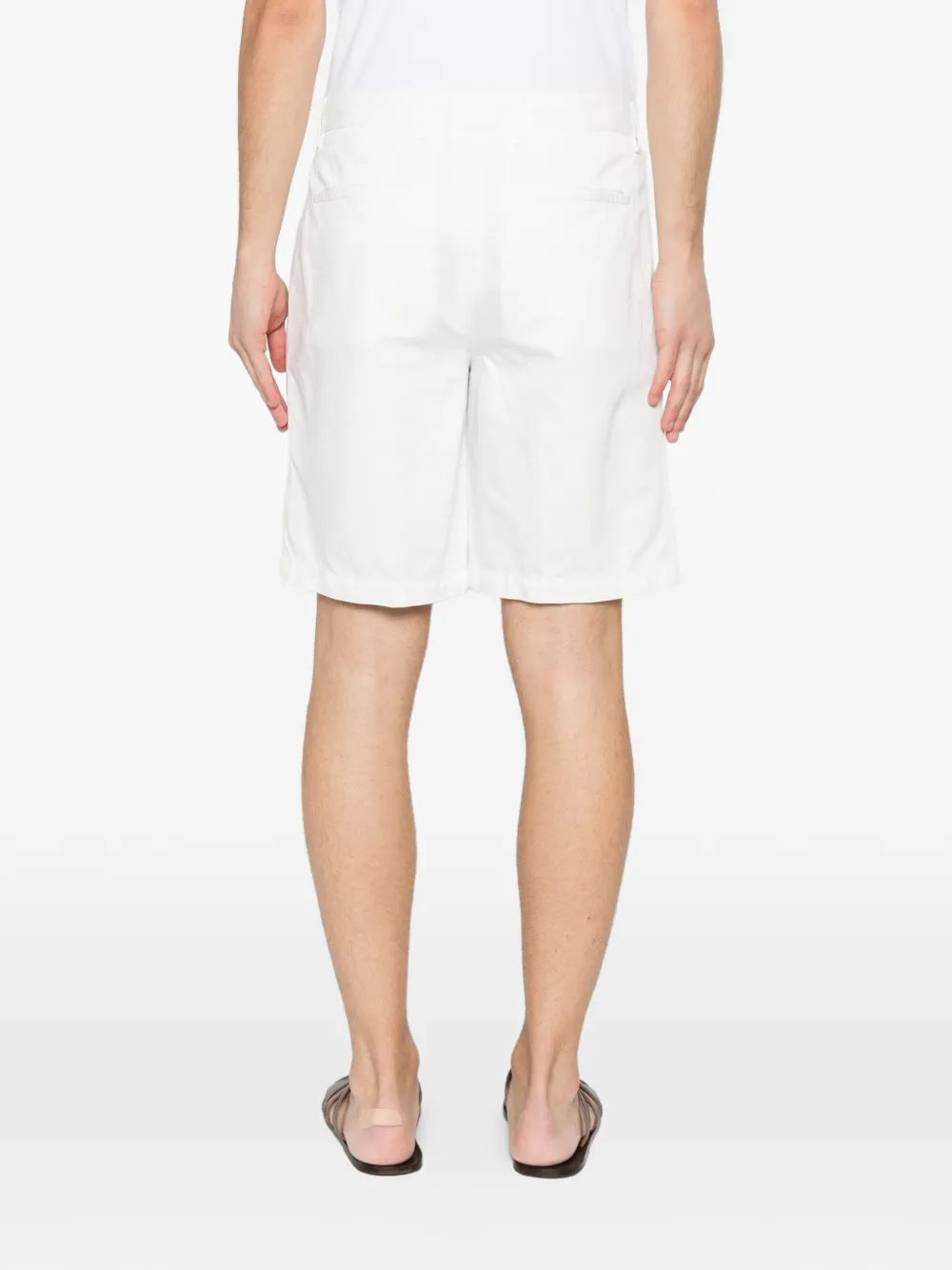 Zegna Shorts met riemlussen Wit