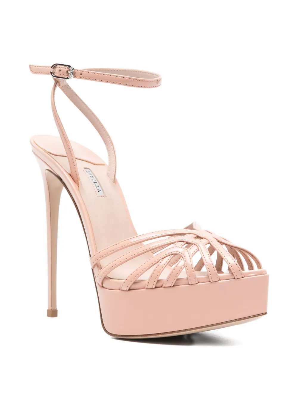 Le Silla Embrace sandalen met plateauzool Roze