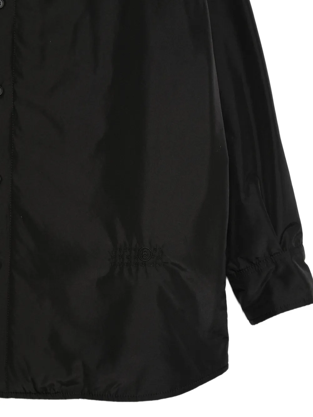 MM6 Maison Margiela Overhemd met knopen Zwart