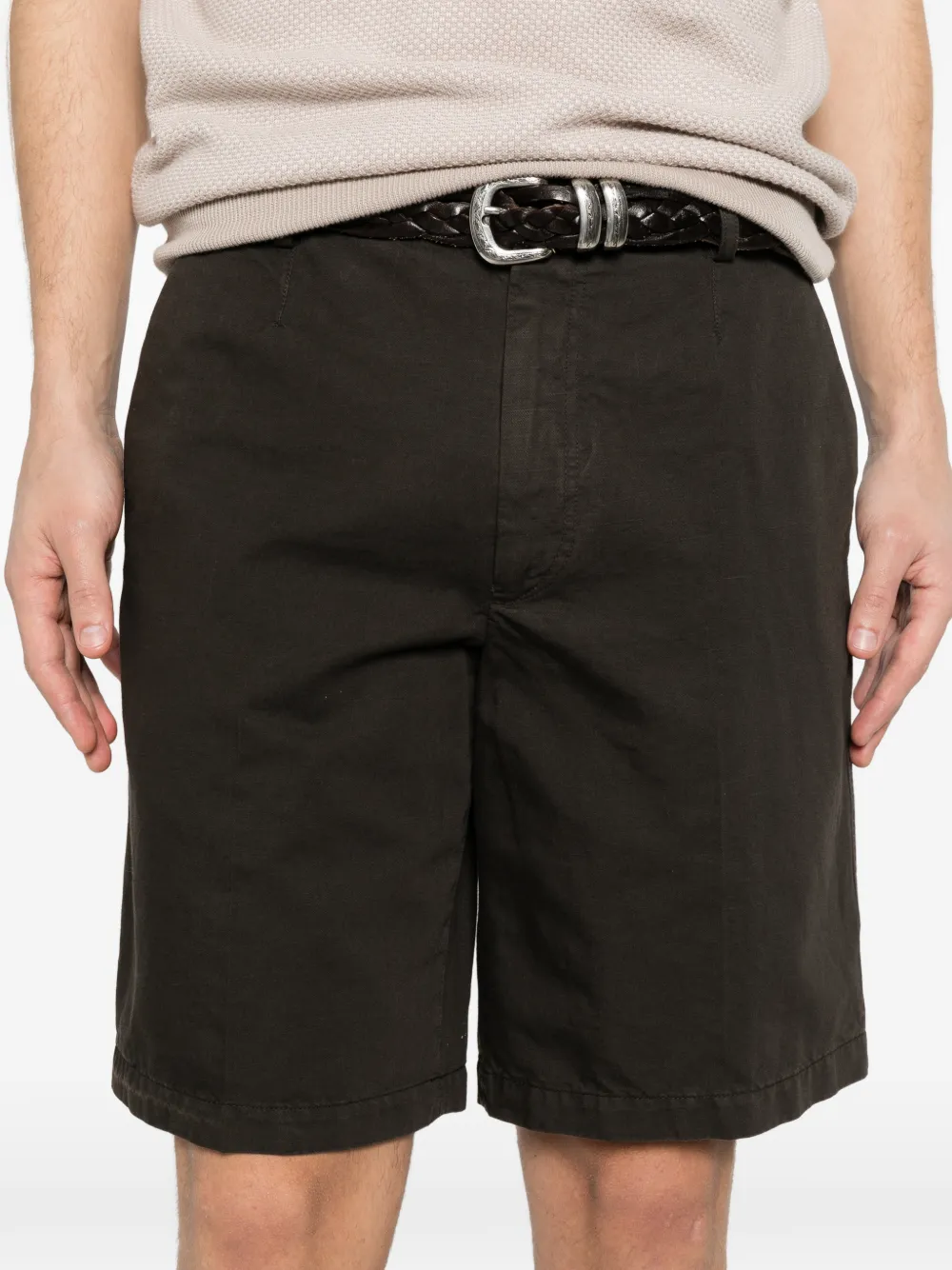 Zegna Shorts met zakken Bruin