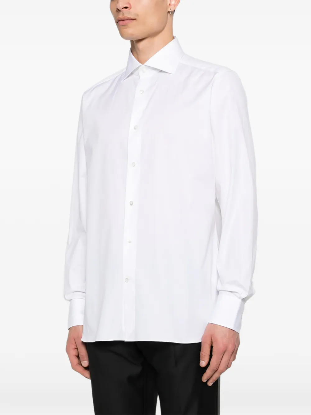 Zegna Overhemd met lange mouwen Wit