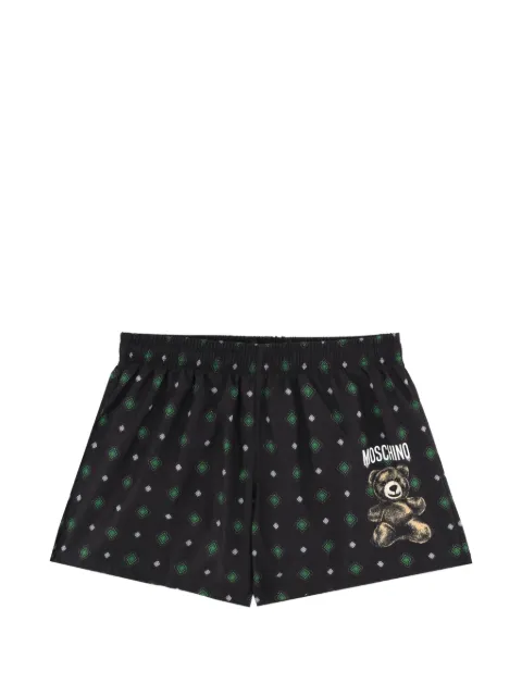 Moschino shorts de playa con motivo Teddy Bear