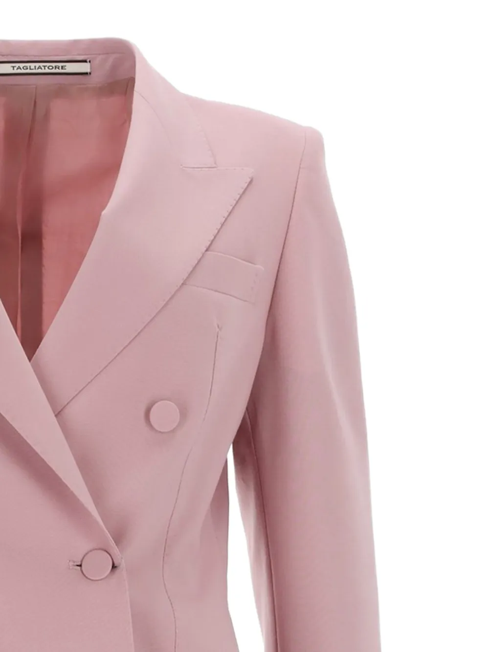 Tagliatore Smoking met dubbele rij knopen Roze