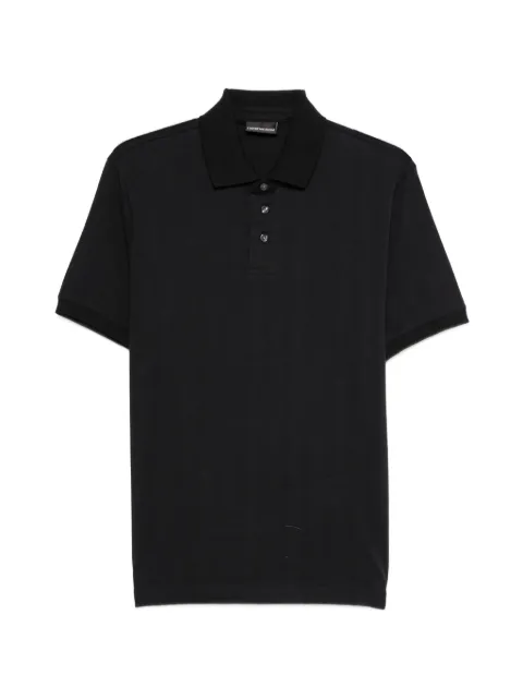 Emporio Armani playera tipo polo con monograma