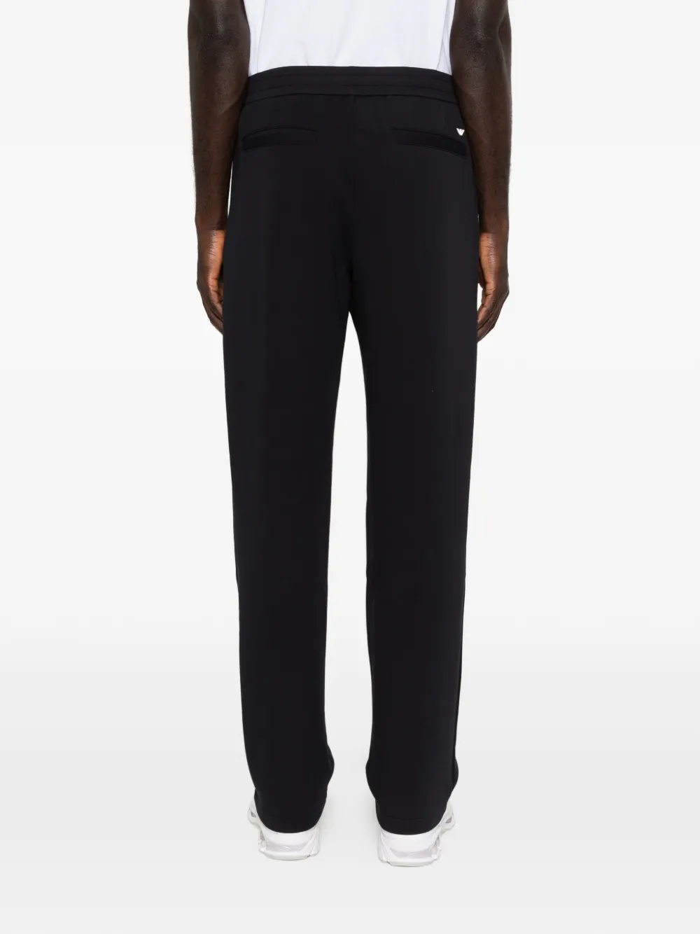 Emporio Armani Broek met naaddetail Zwart