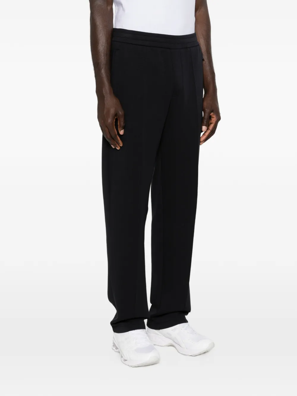 Emporio Armani Broek met naaddetail Zwart