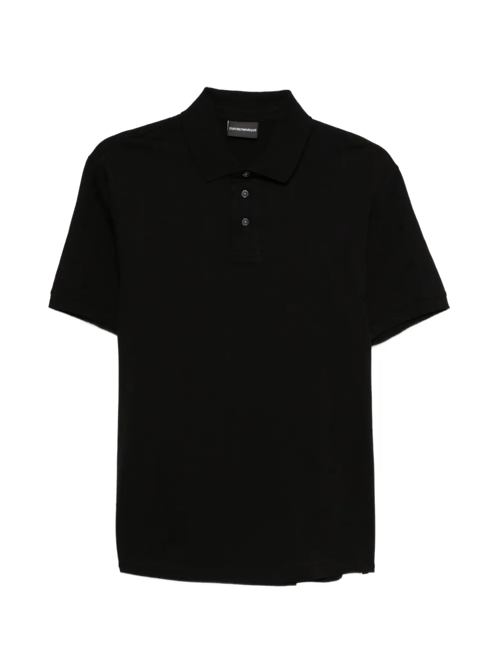 Emporio Armani buttoned polo shirt - Nero