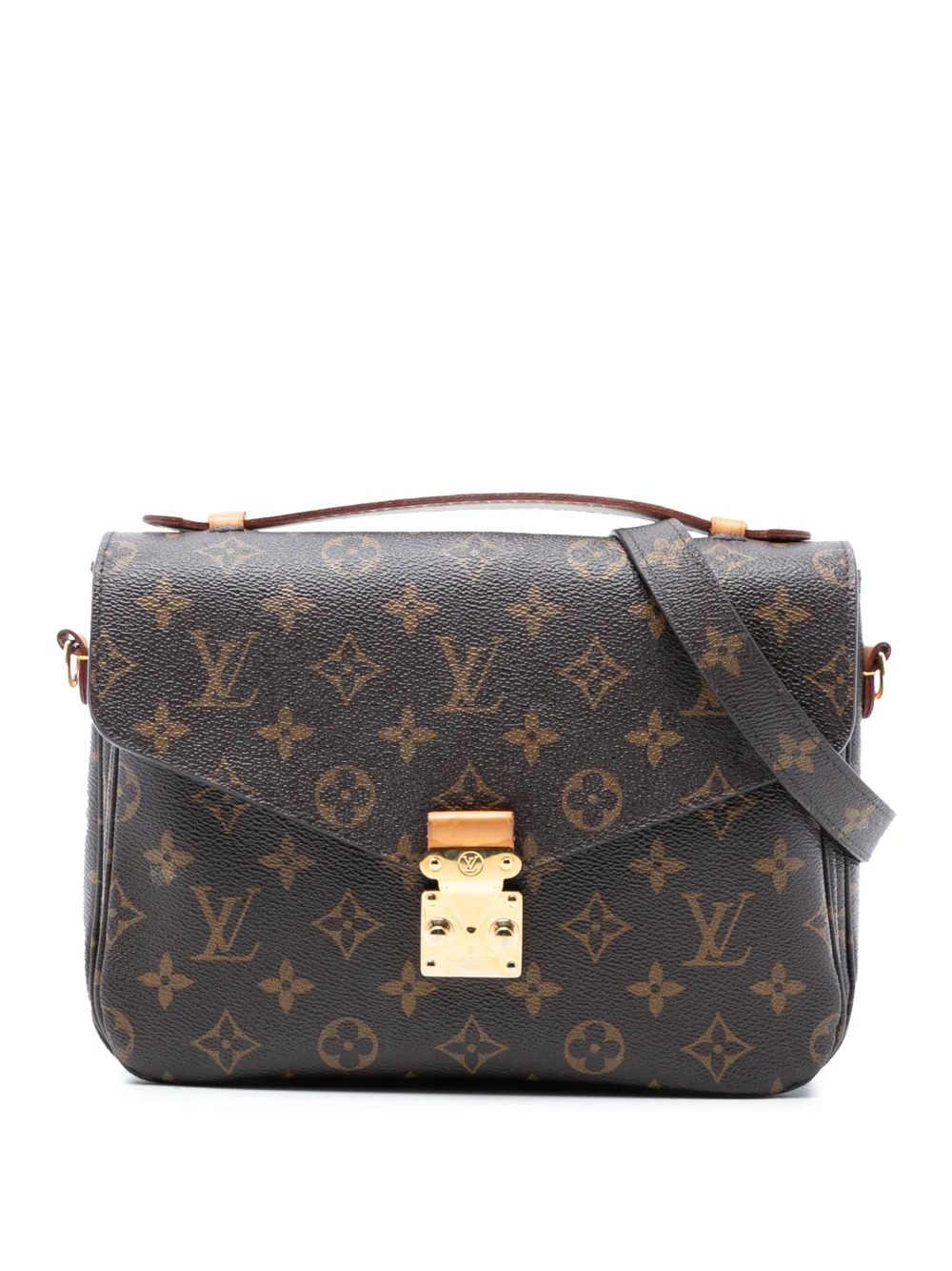 Louis Vuitton Pre-Owned 2017 Monogram Pochette Metis satchel - Braun