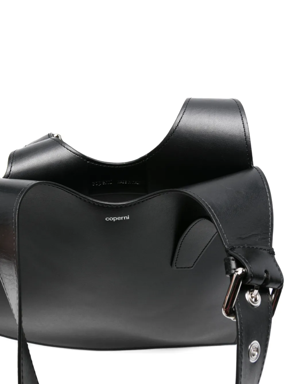 Coperni Schoudertas met hartgesp Zwart
