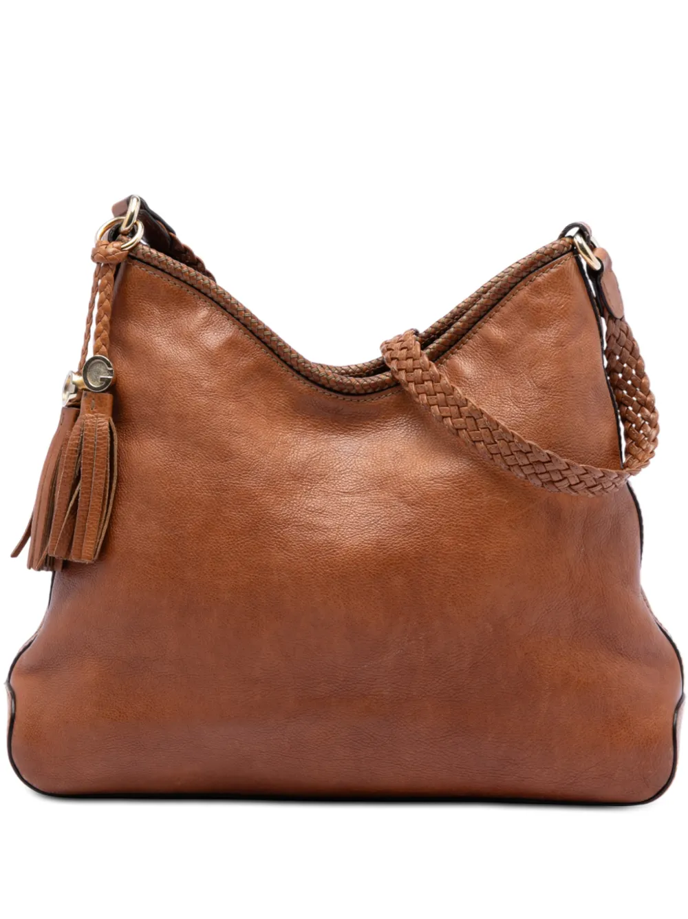 Gucci Pre-Owned 2016-2025 Leather Marrakech shoulder bag - Marrone