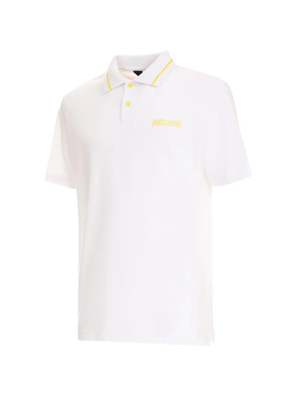 Just Cavalli Poloshirt met logo Wit