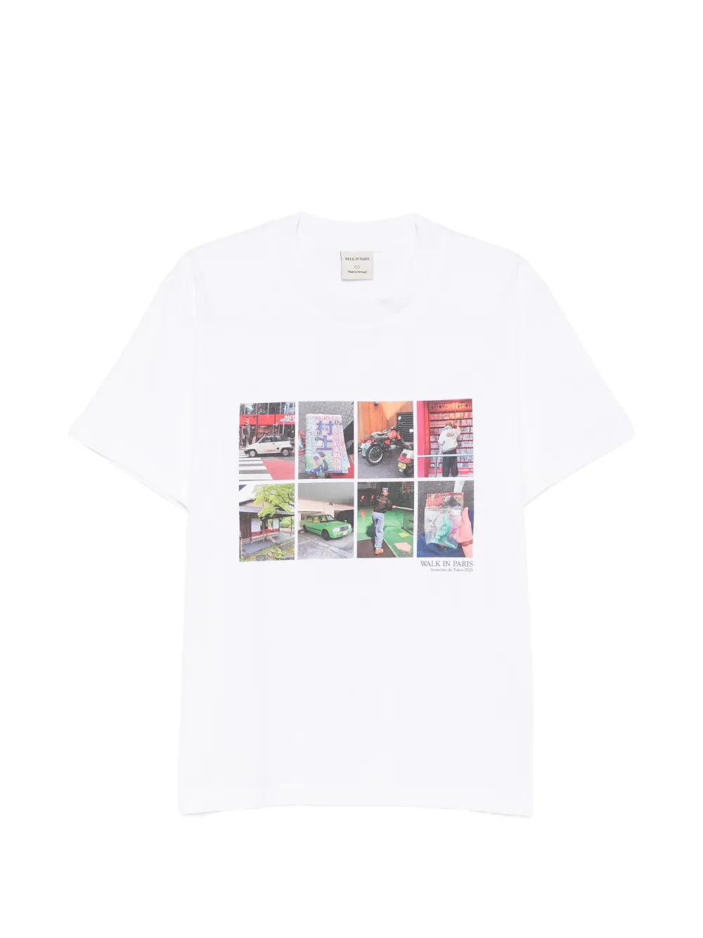 WALK IN PARIS photographic T-shirt - Bianco
