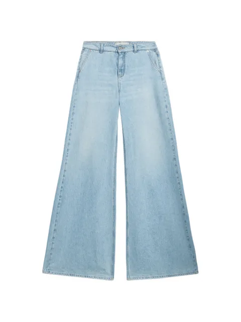 Blumarine Palazzo broek met wassing