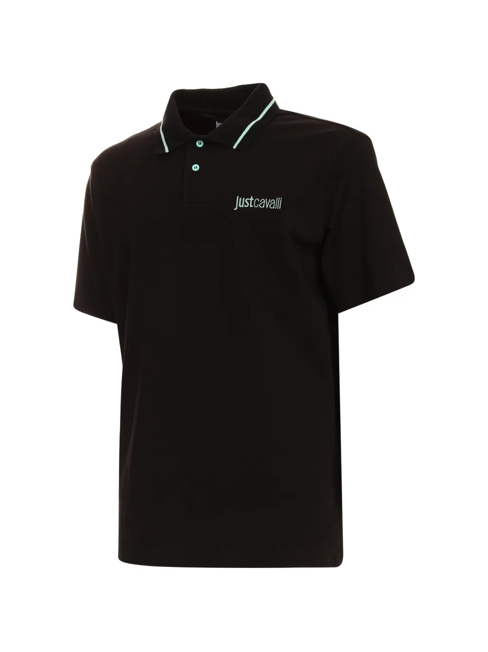 Just Cavalli Poloshirt met korte mouwen Zwart