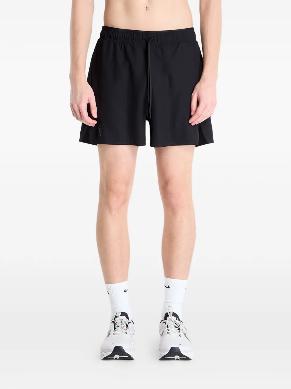 On Trail Track Shorts In Black