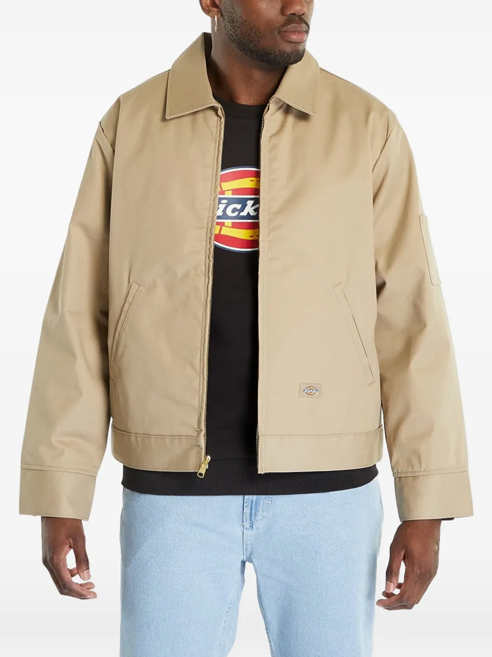 DICKIES Shirtjack met rits Beige