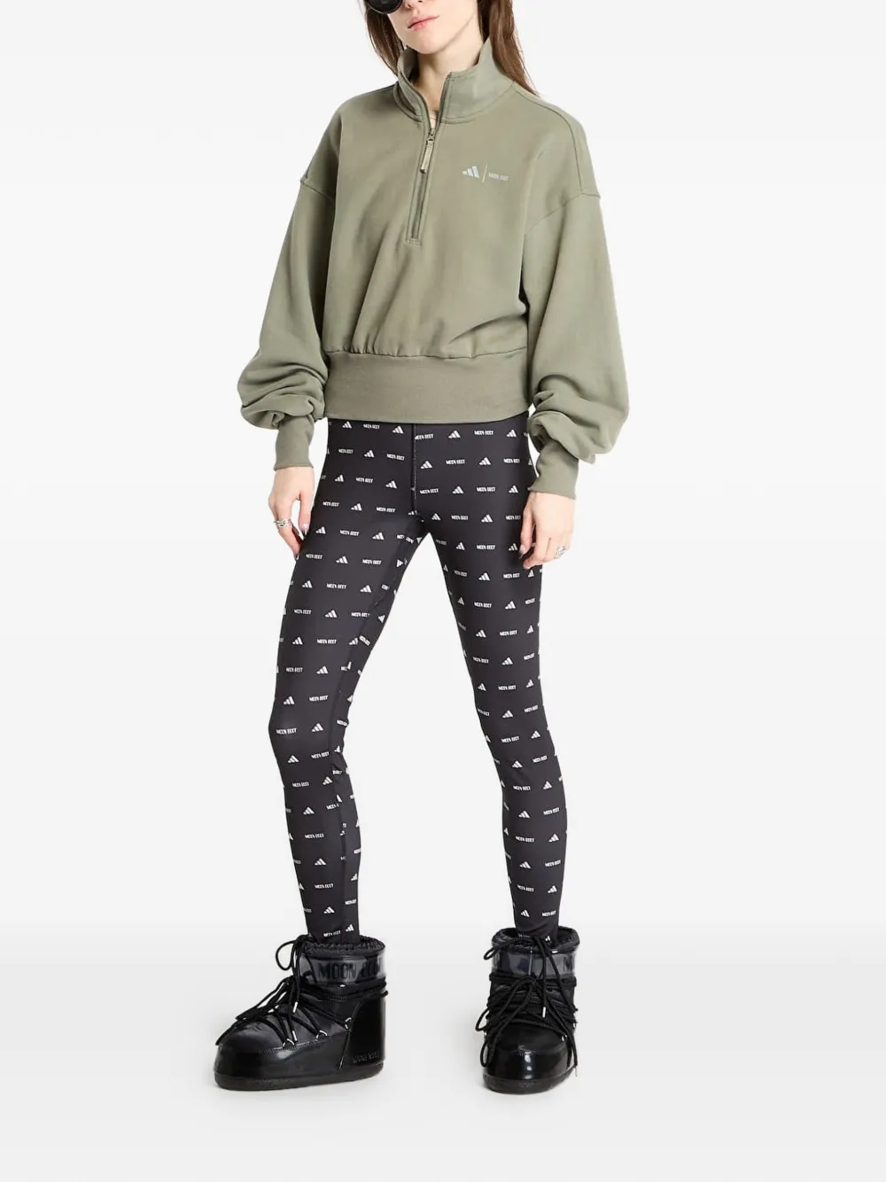 X Moon Boot Logo-Print Sweatshirt