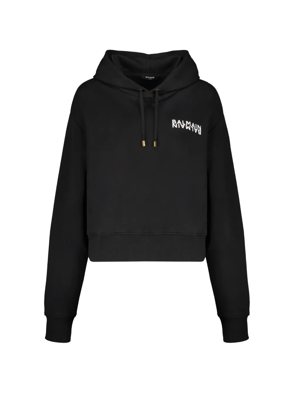 Balmain logo hoodie - Nero