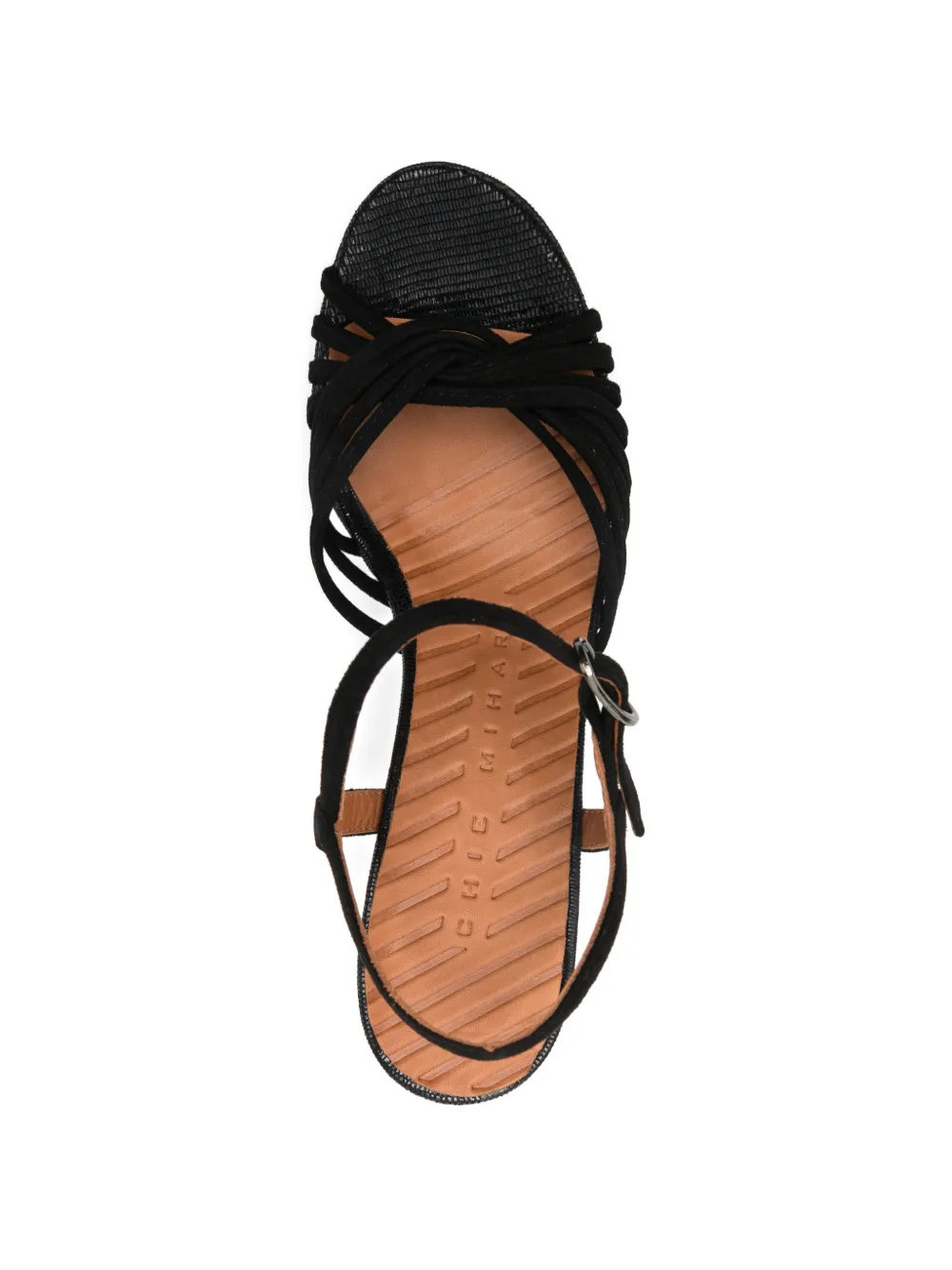 Chie Mihara Keske leather sandals Zwart