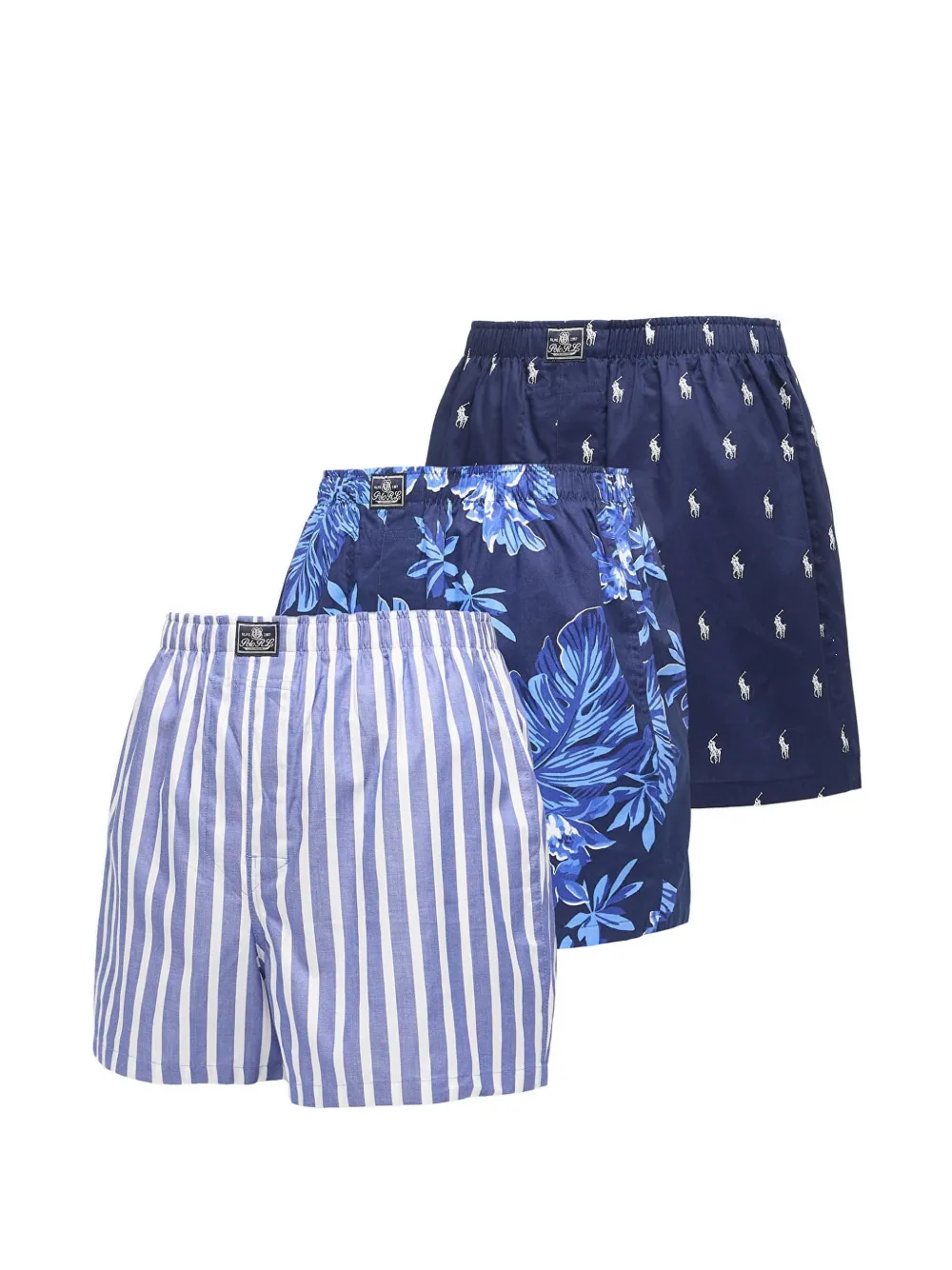 Polo Ralph Lauren printed boxers (set of three) - Blu