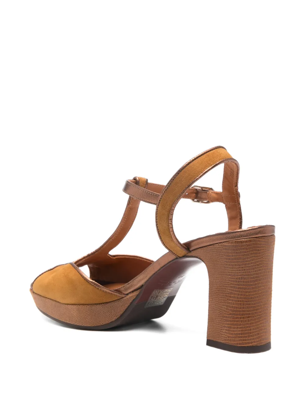 Chie Mihara Keduni T-strap leather sandals Bruin