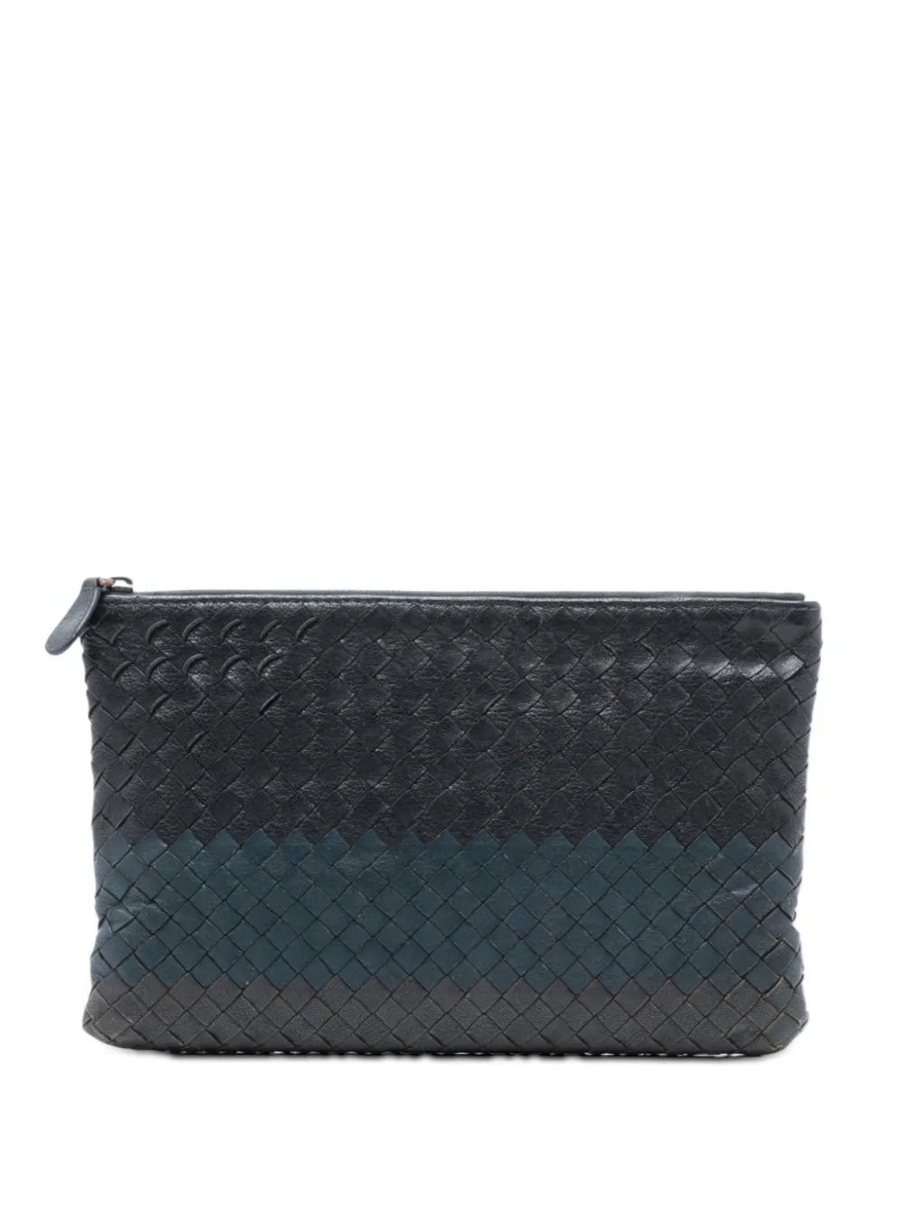 Bottega Veneta Pre-Owned 2012-2025 Tricolor Nappa Intrecciato clutch bag - Nero