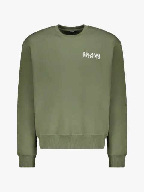 Balmain sweat en coton à logo