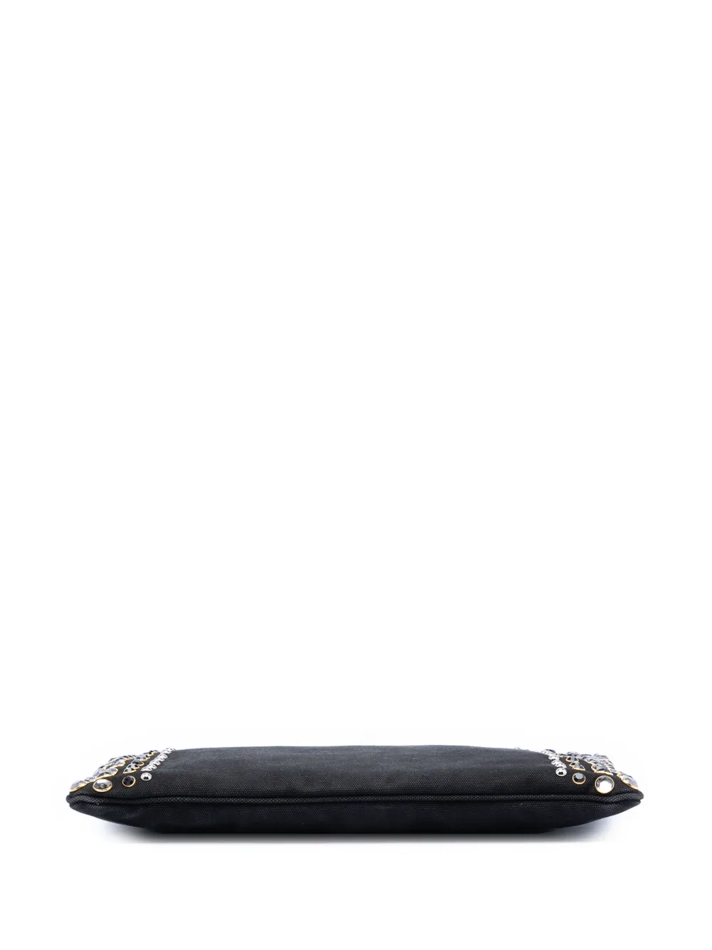 2000-2013 Canvas Canapa Studded Vernice Clutch Bag
