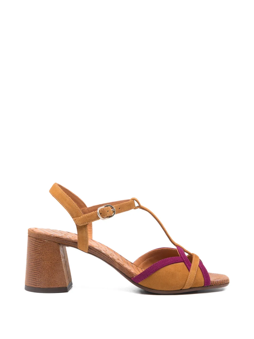 Chie Mihara Ryejo T-strap leather sandals Beige