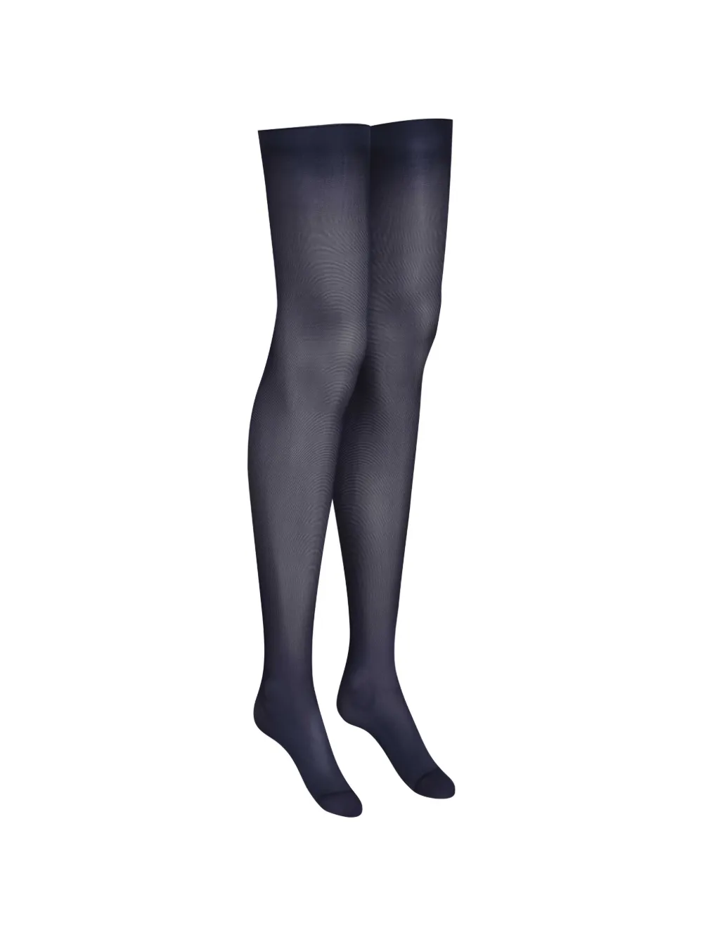 Maison Close cut curled stockings - Blau