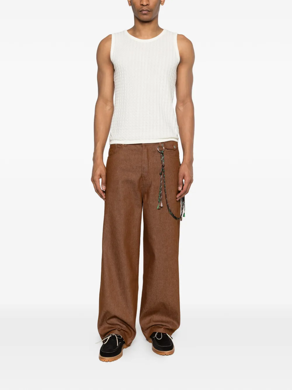  Walk In Paris Knitted Vest - Neutrals 