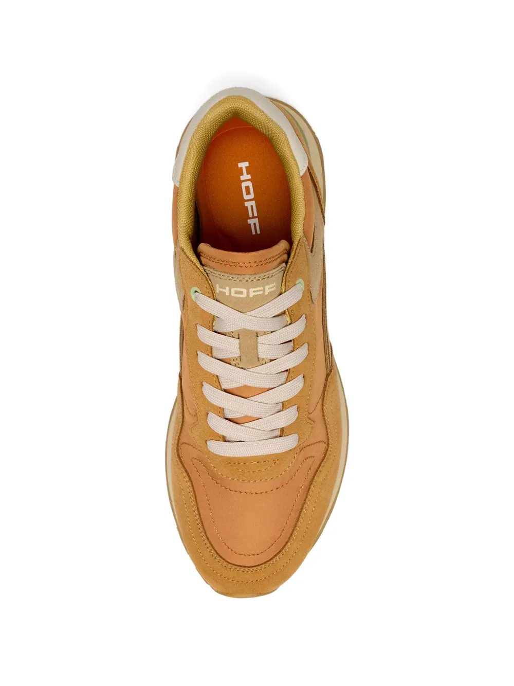 Hoff City Retro sneakers met vlakken Bruin